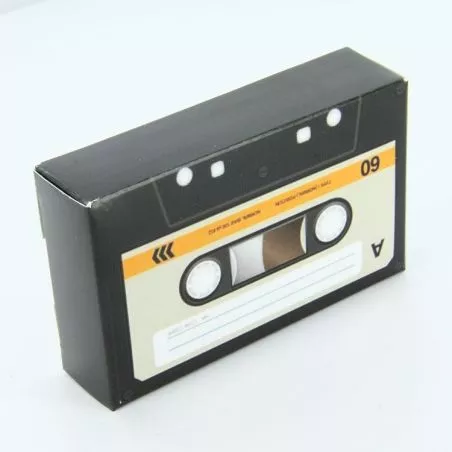 Boîte dragée casette audio X10