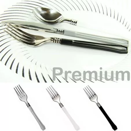 Fourchette jetable Premium Lot de 20