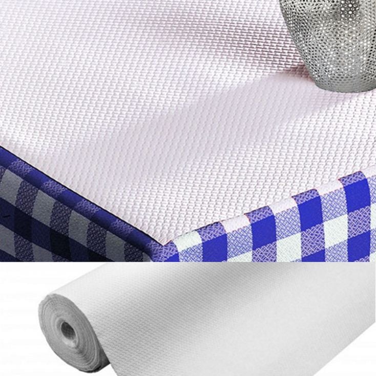 nappe papier jetable gaufré blanche - rouleau de 20 x 1,20 m