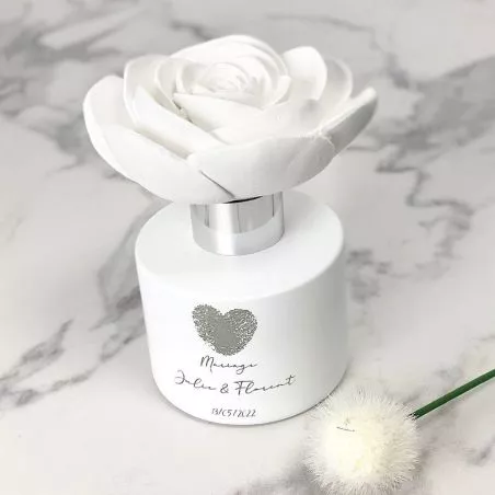 Coffret cadeau Diffuseur parfum Personnalisé - Rose