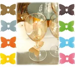 Marque place papillons x24