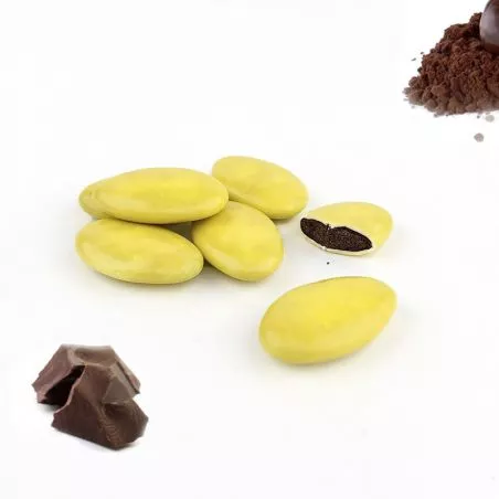 Dragées cacao 70% cacao "arrivage" 1kg - Jaune Soleil