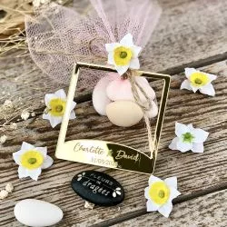 (72 pièces) Tête Jonquille en Tissu - DIY