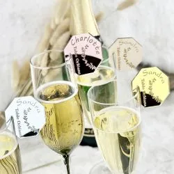 Marque Verre personnalisé Champêtre - Hexagonal